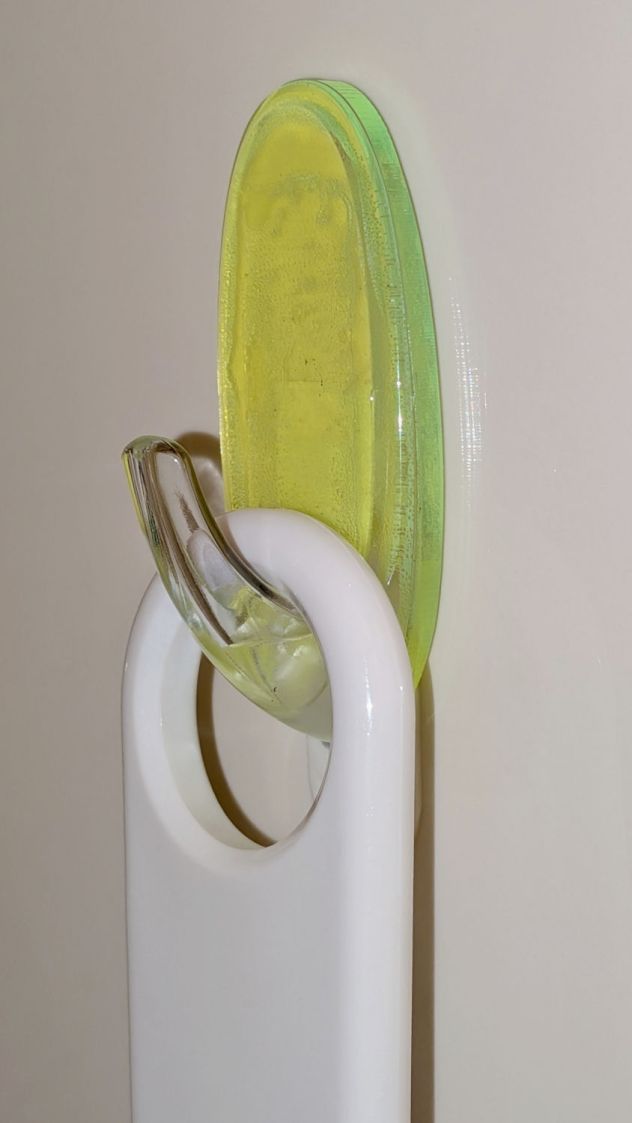 Shower Squeegee Hanger - installed