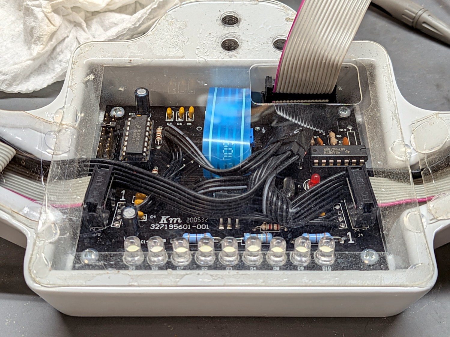 HQ Sixteen grip cap - wiring closeout