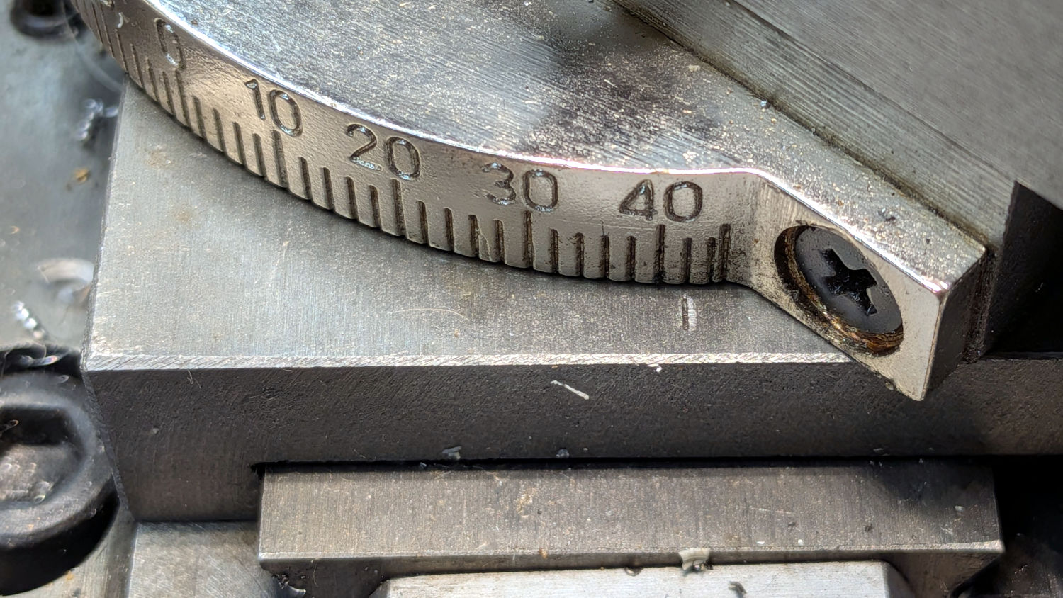 Shelf flush screw fillers - compound angle setting