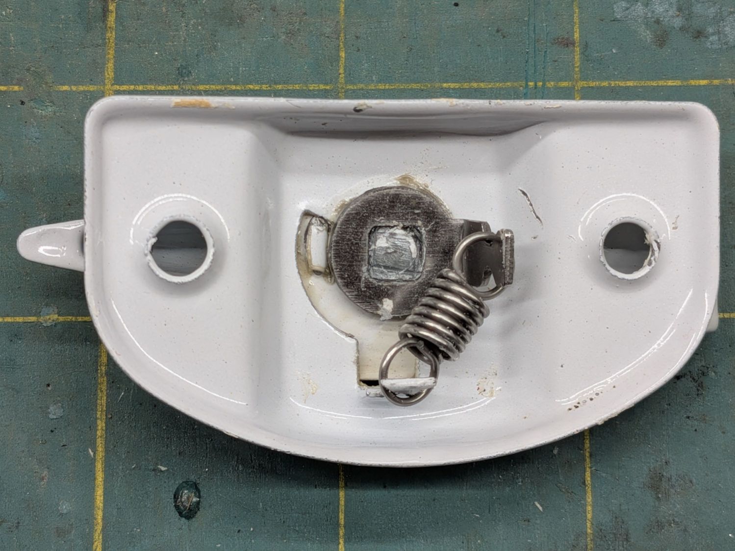Window latch cam - as built