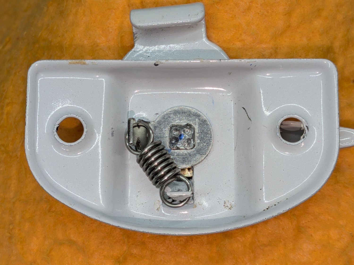 Window latch cam - reassembled